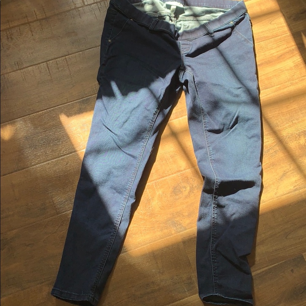 Dark wash maternity skinny jeans size 12-14
